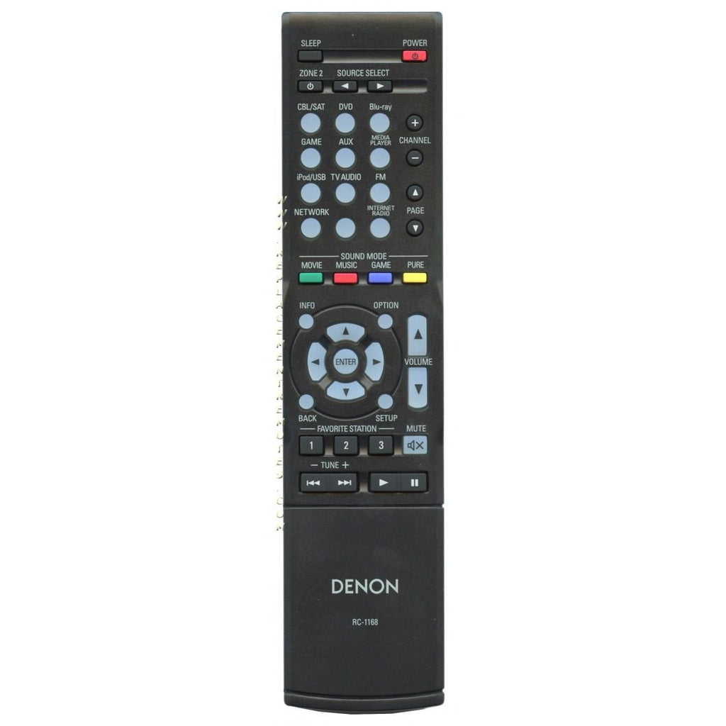 Denon RC1168 A/V Receiver Remote Control - 30701010300AD
