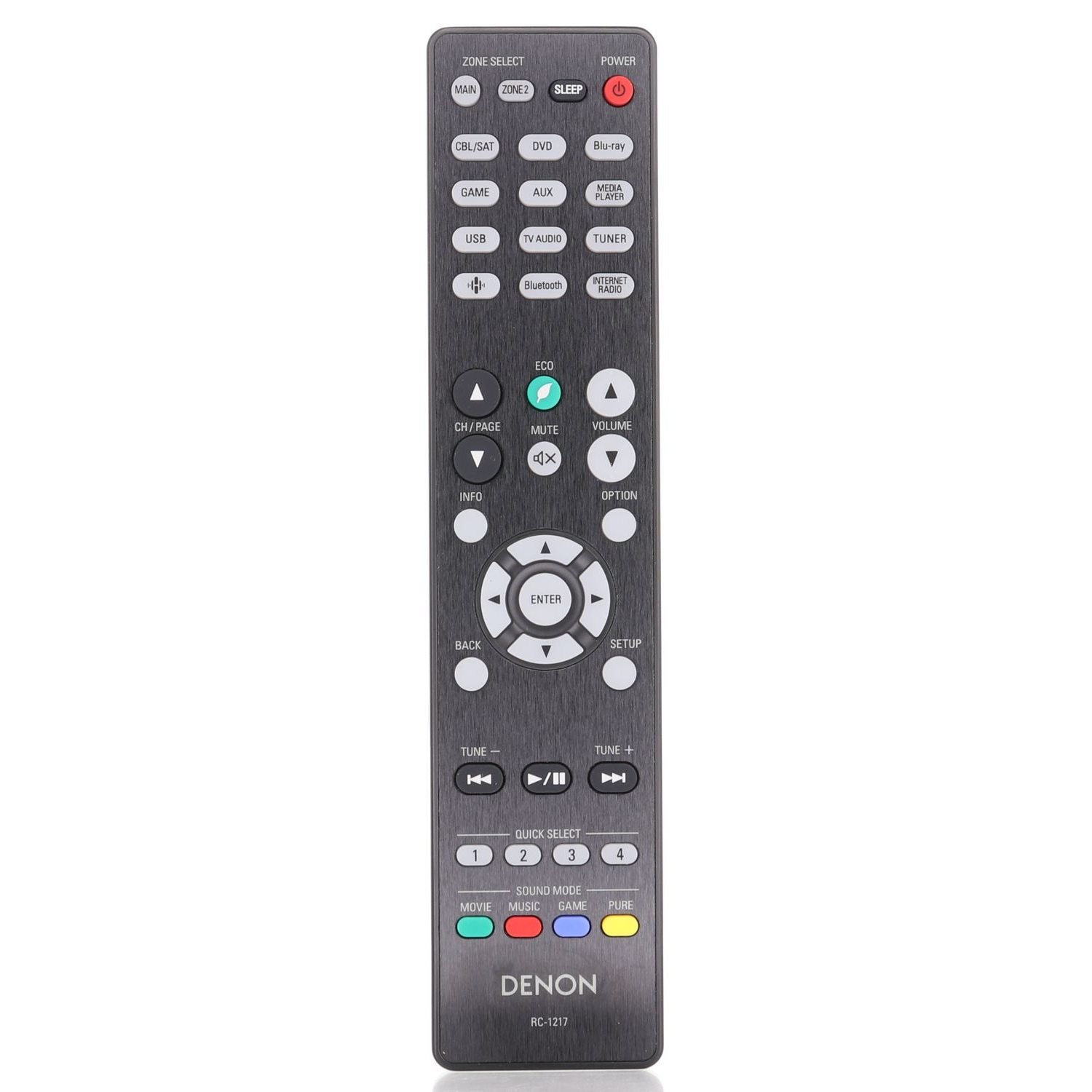 Télécommande du récepteur Denon RC1217