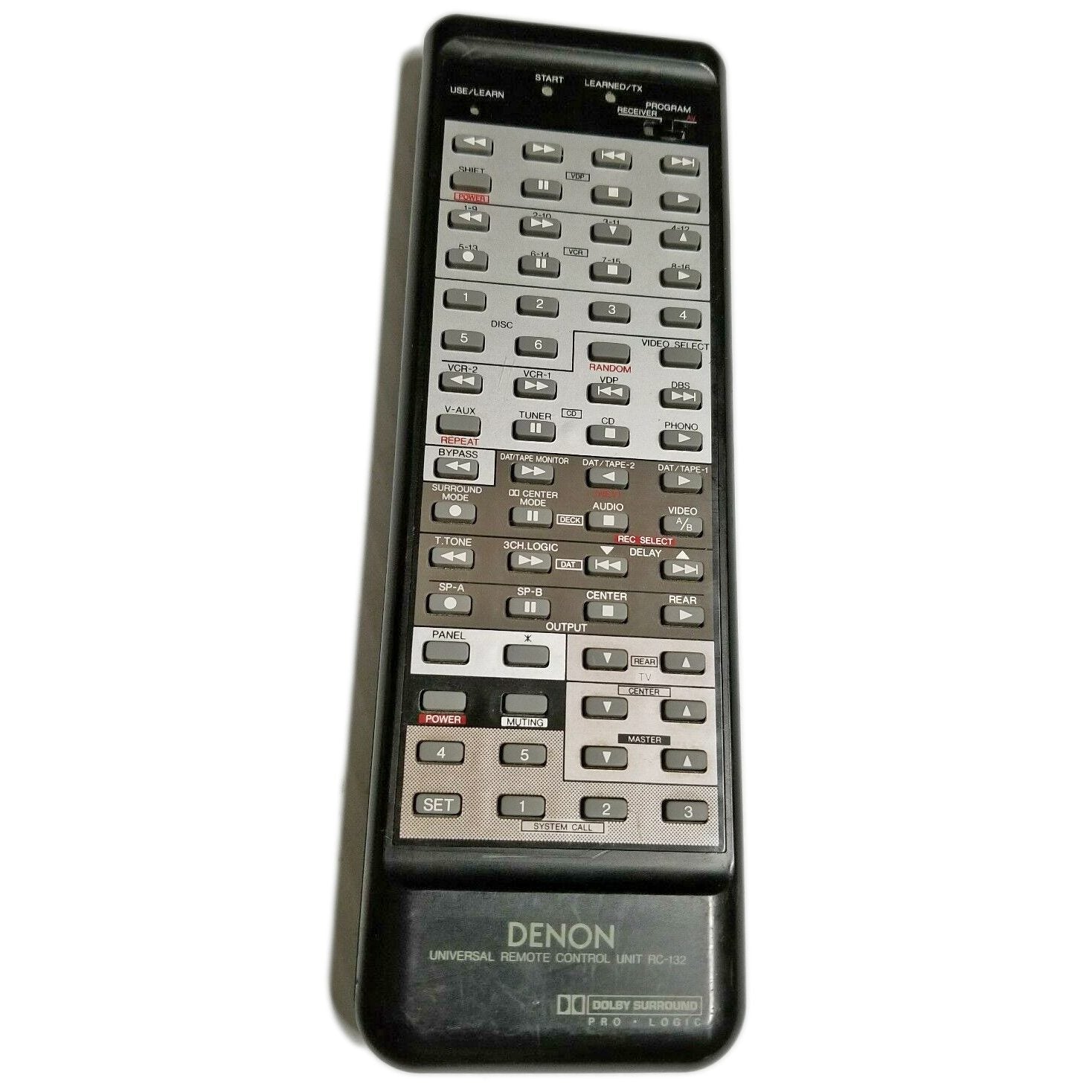 Control remoto del receptor Denon RC132
