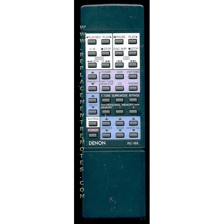 Denon RC169 Receiver Remote Control