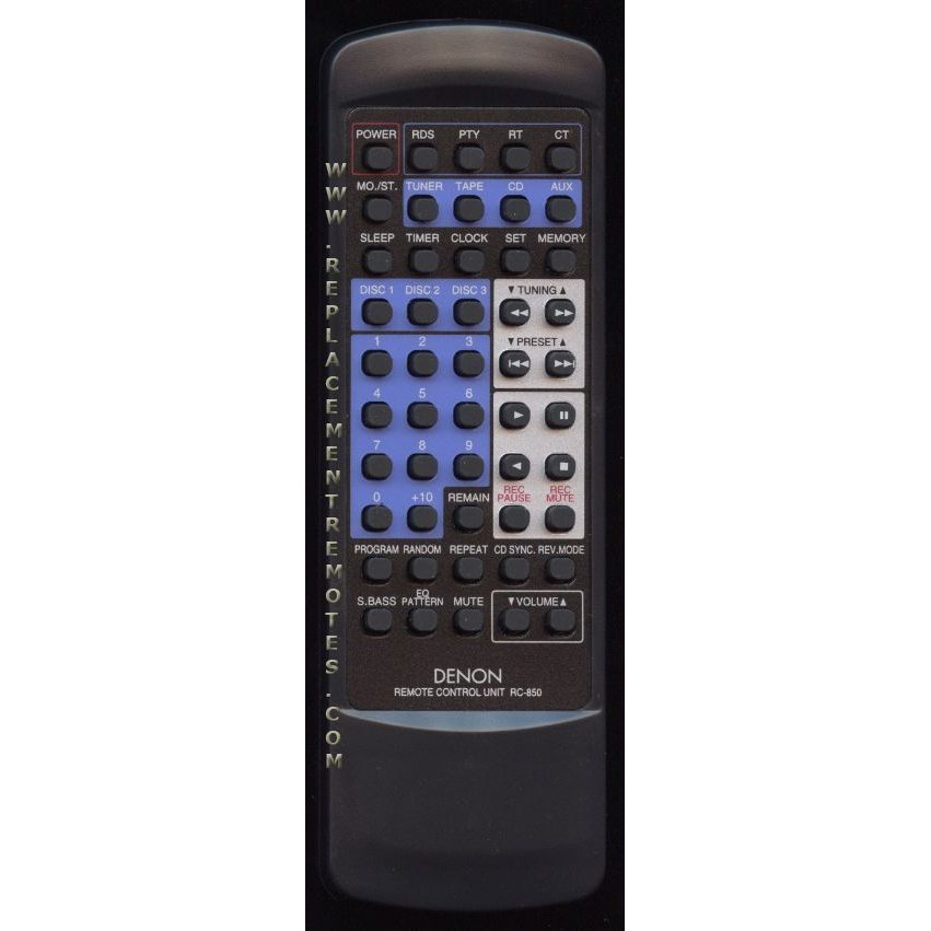 Denon RC850 Audio Remote Control