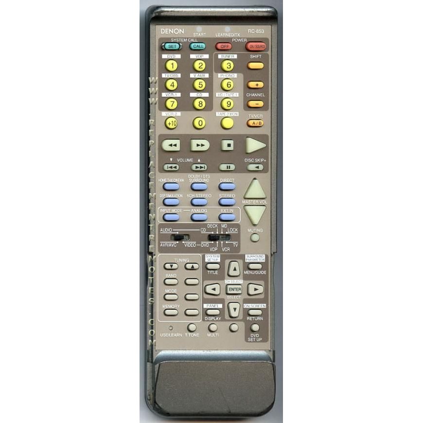 Control remoto del receptor Denon RC853