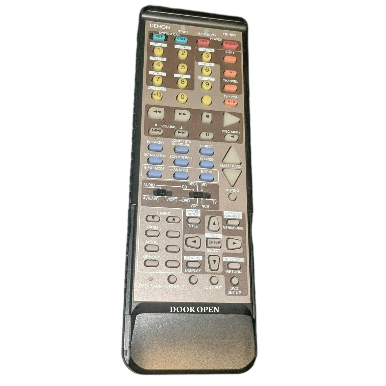 Control remoto del receptor Denon RC865