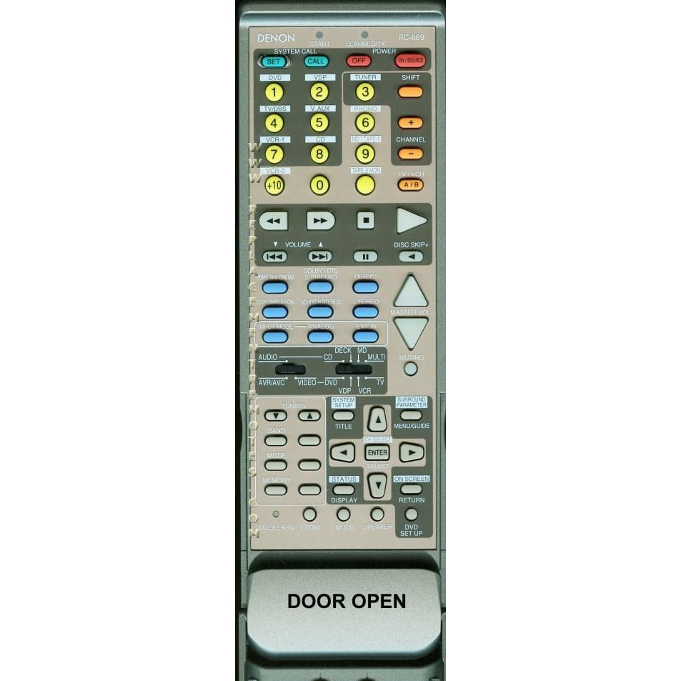Control remoto del receptor Denon RC869