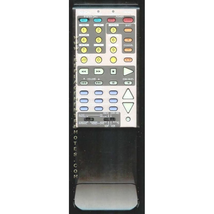 Control remoto del receptor Denon RC881
