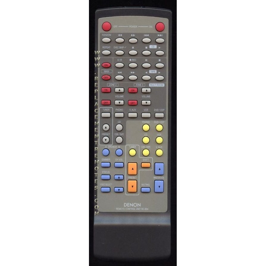 Denon RC894 Audio Remote Control