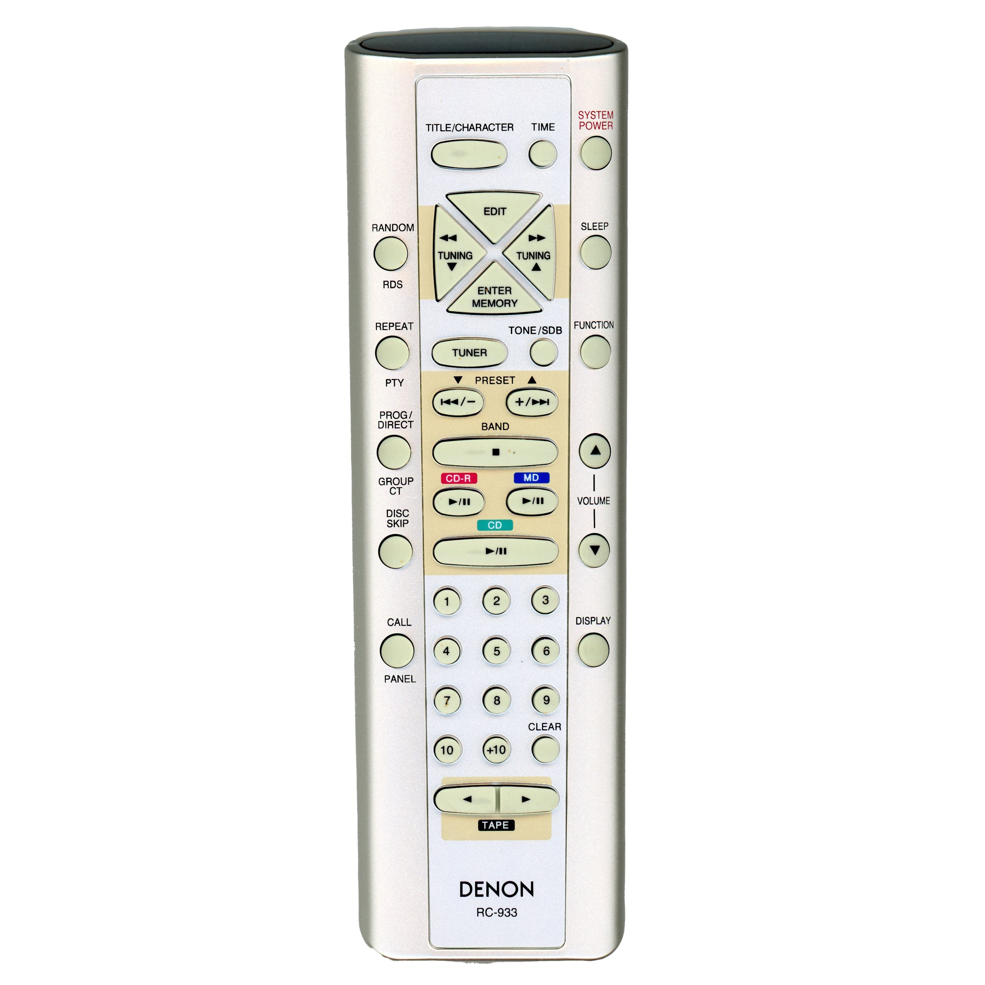 Control remoto de audio Denon RC933