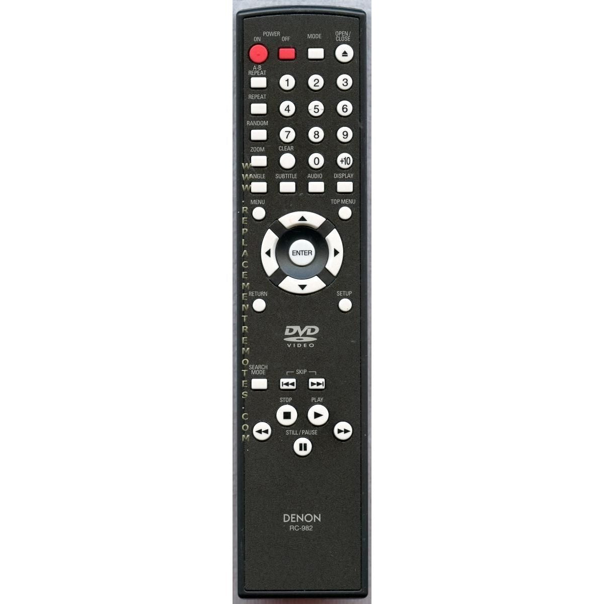 Control remoto para DVD Denon RC982