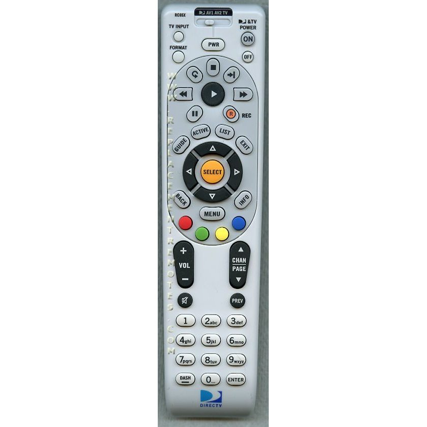 DirecTv RC65X Satellite Remote Control