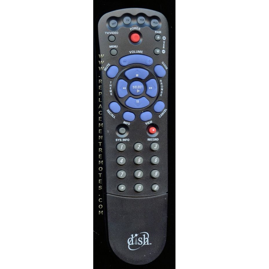 Control remoto satelital Dish-Network 123477381AA