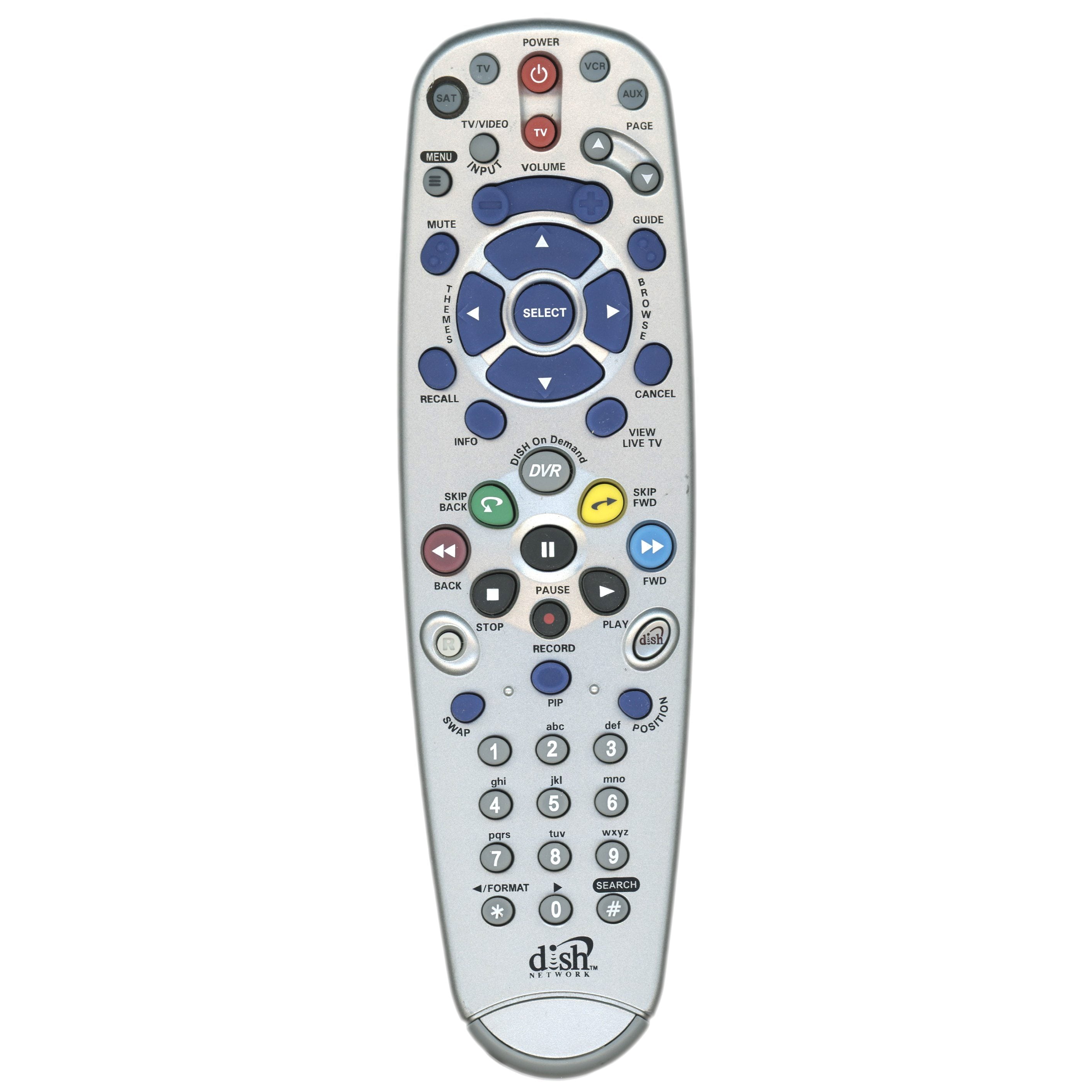 Control remoto satelital Dish-Network 148784 5.3IR
