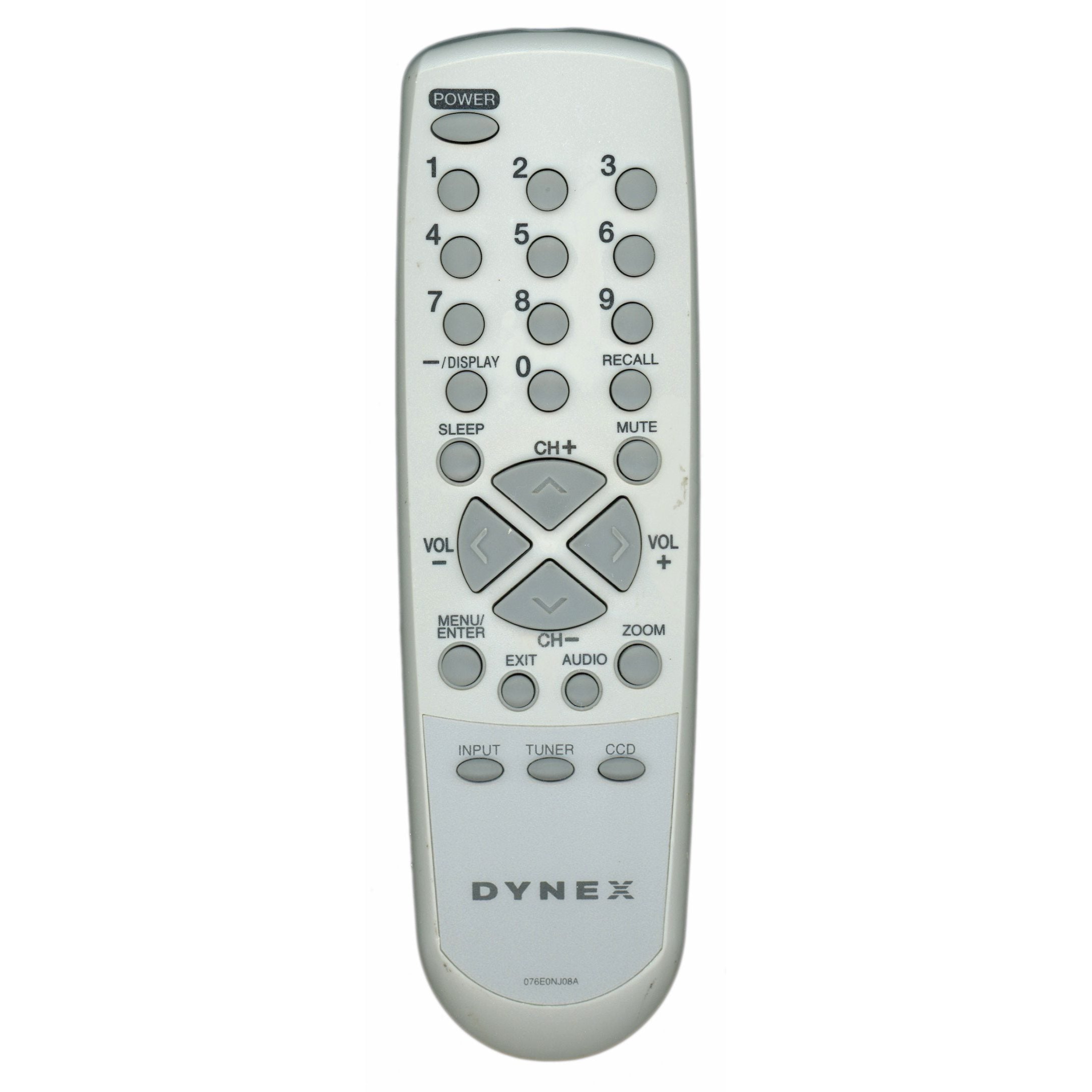 Control remoto para TV Dynex 076E0NJ08A