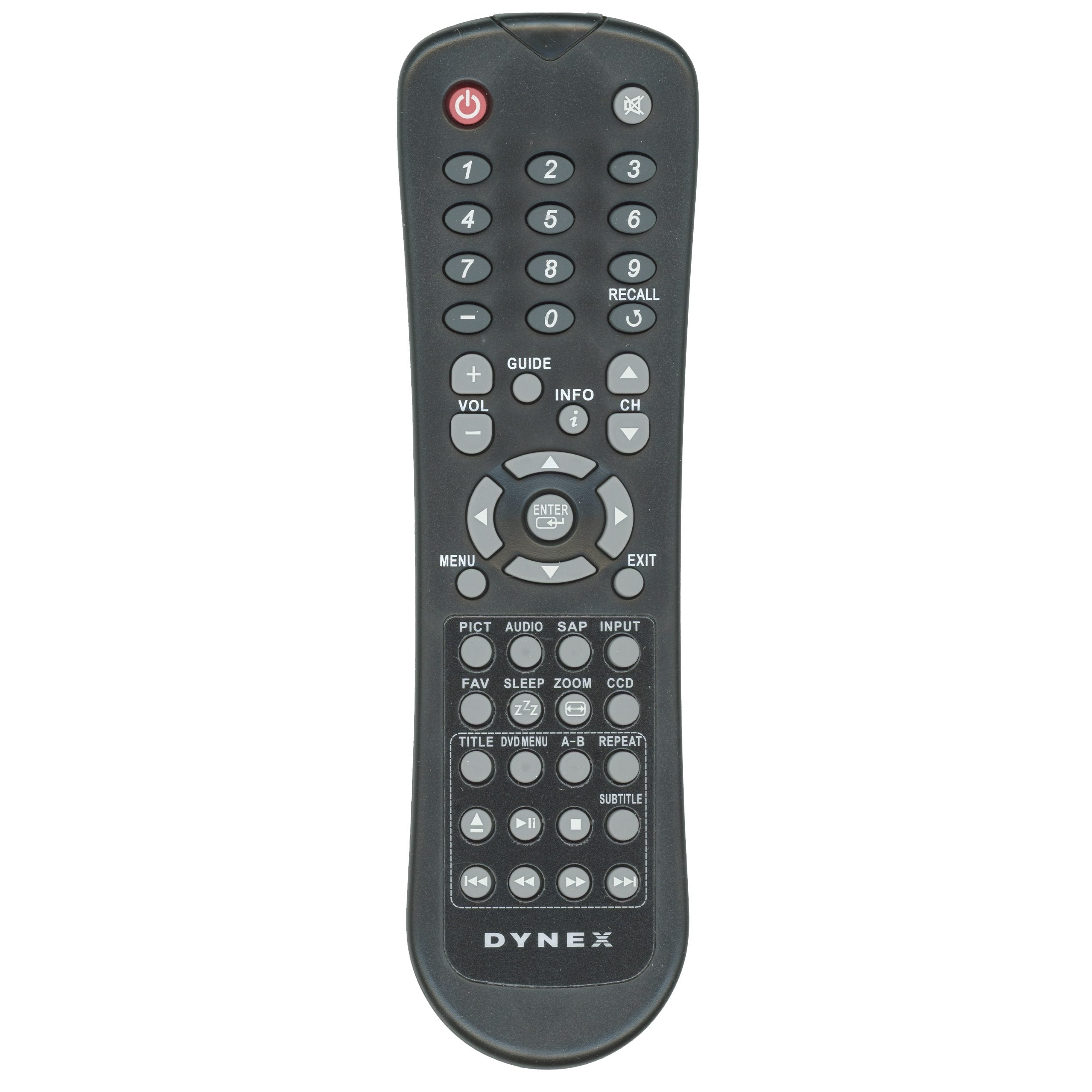 Control remoto para TV/DVD Dynex 9071V11011