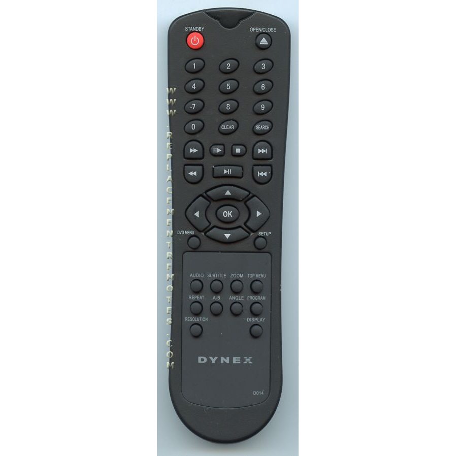 Control remoto de DVD Dynex D014