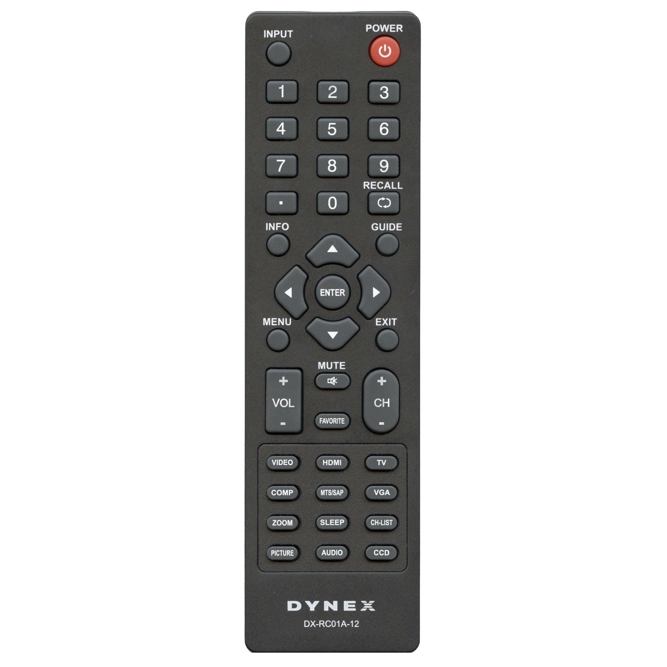 Control remoto para TV Dynex DXRC01A12