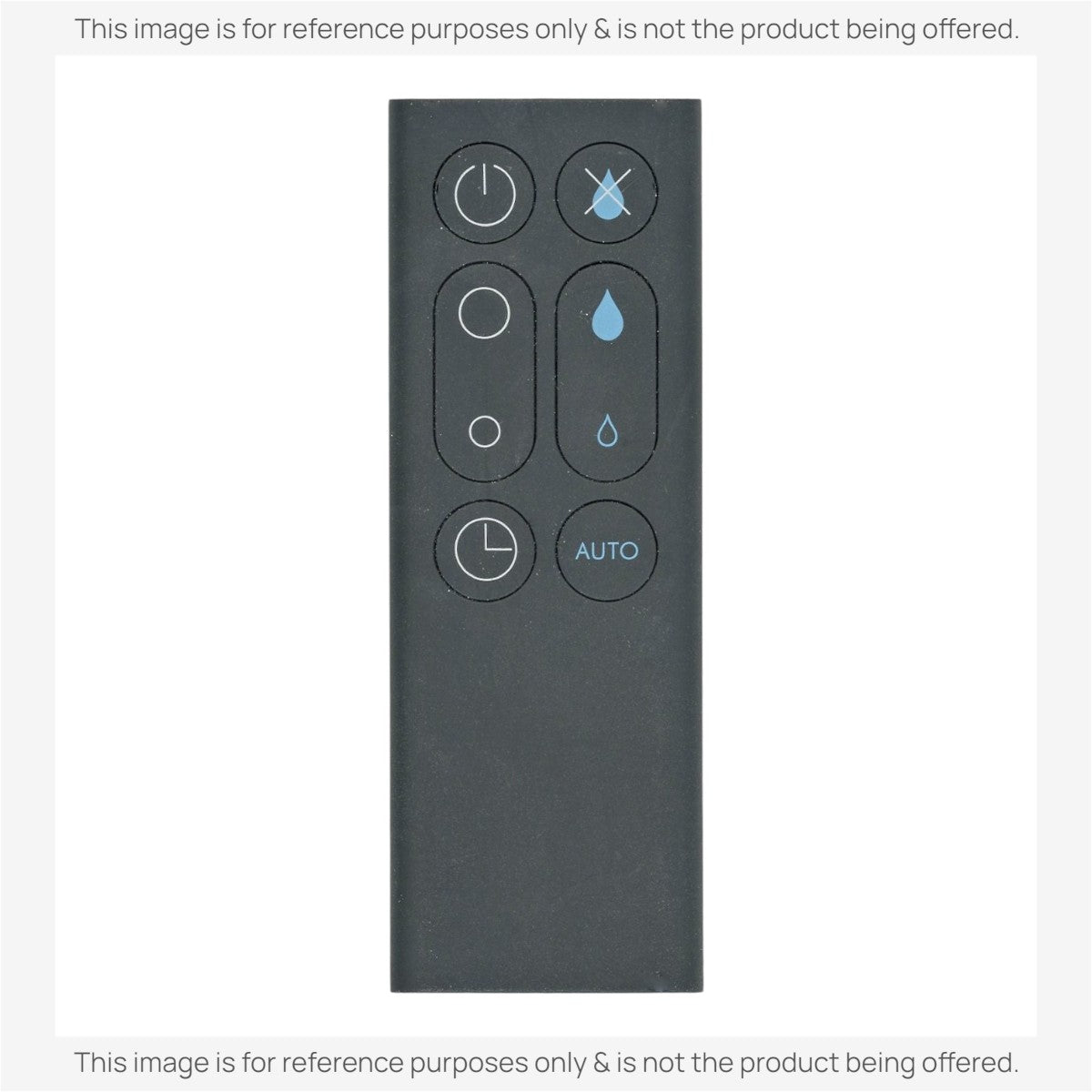Substitute for Dyson AM10 Bladeless Ultrasonic Cool-mist Humidifier Fan Remote Control 966569, 966569-06 [RRDYS01]