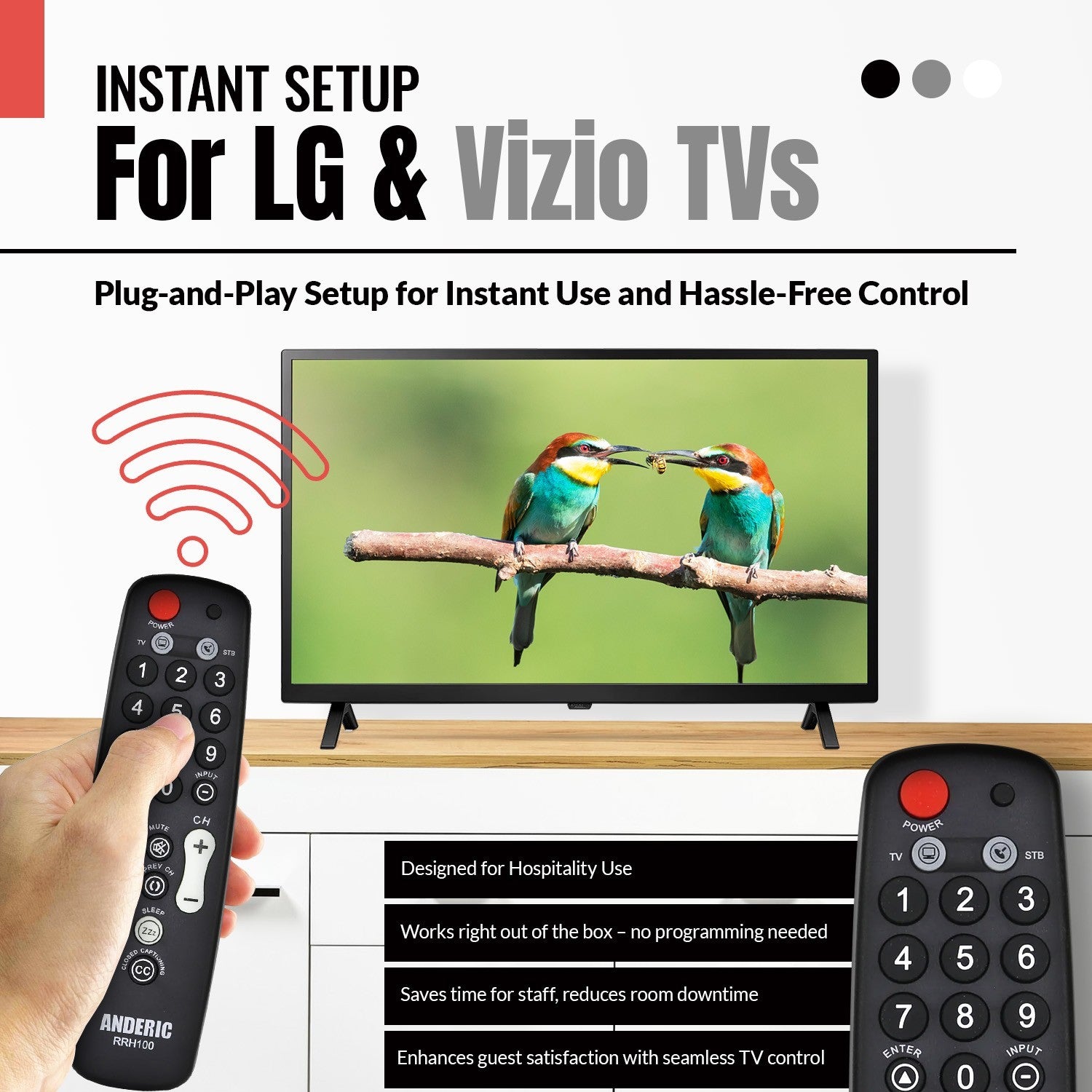 Control remoto universal Philips SRU1100/27 para 1 dispositivo