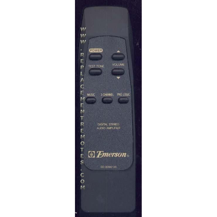 Emerson 000088200 TV/VCR Remote Control