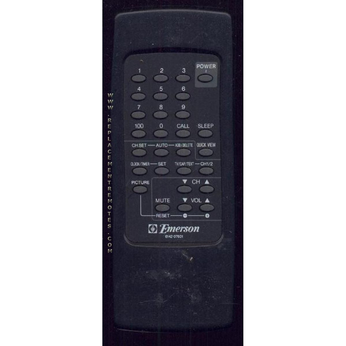 Emerson 614207601 TV Remote Control