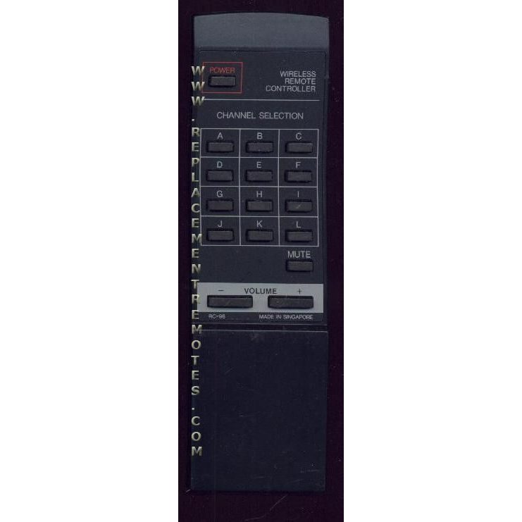 Emerson RC96 TV Remote Control