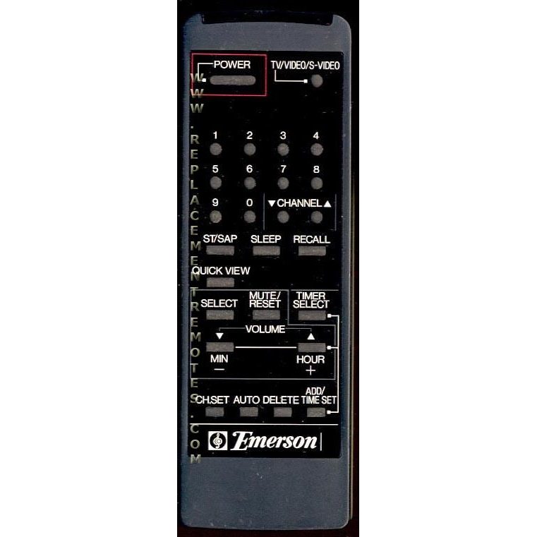 Emerson TS2750D TV Remote Control