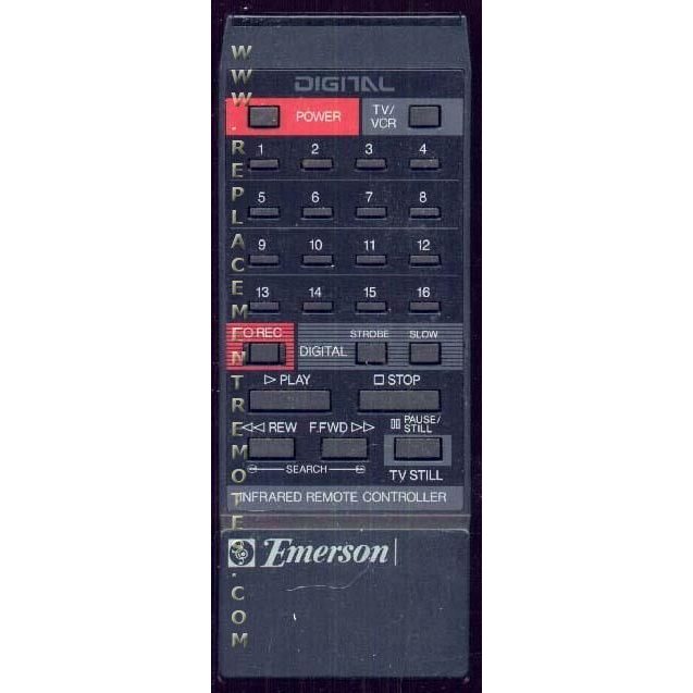 Emerson VCR1000 TV/VCR Remote Control