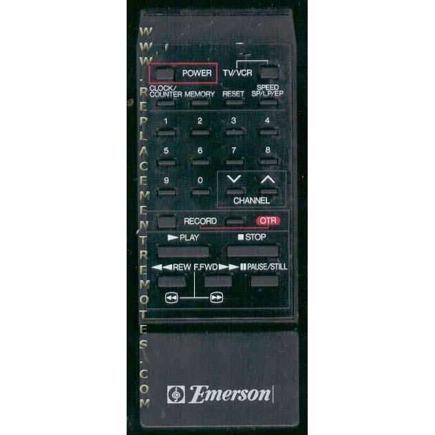Télécommande pour magnétoscope Emerson VCR765