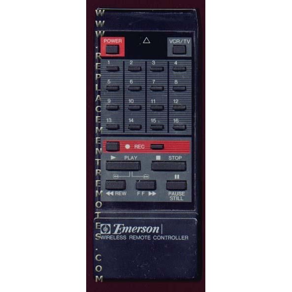 Emerson VCR872 TV/VCR Remote Control