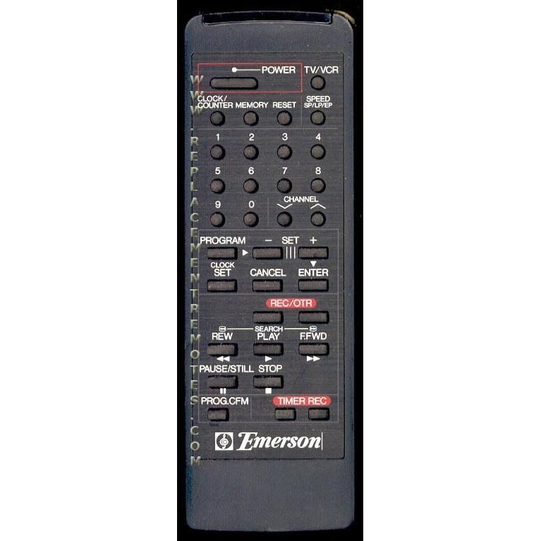 Emerson VCR885 VCR Remote Control