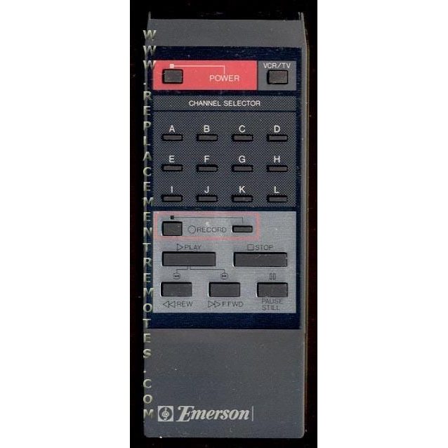 Emerson VCS955A TV/VCR Remote Control