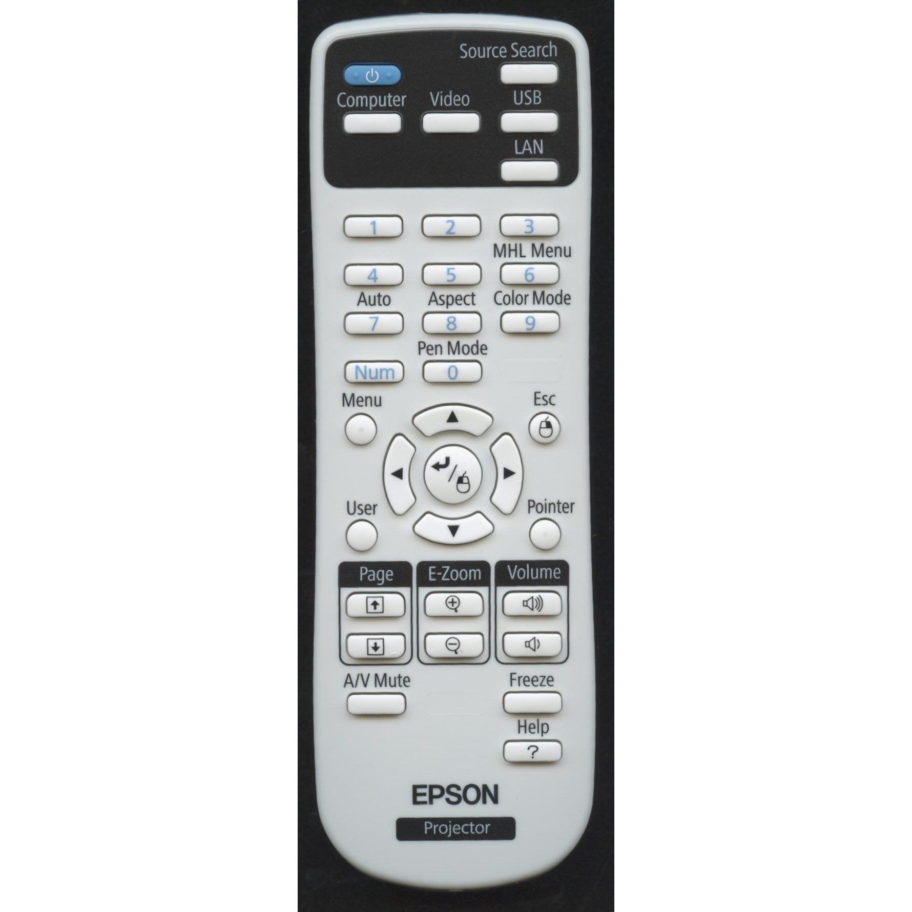 Control remoto del proyector Epson 1613717