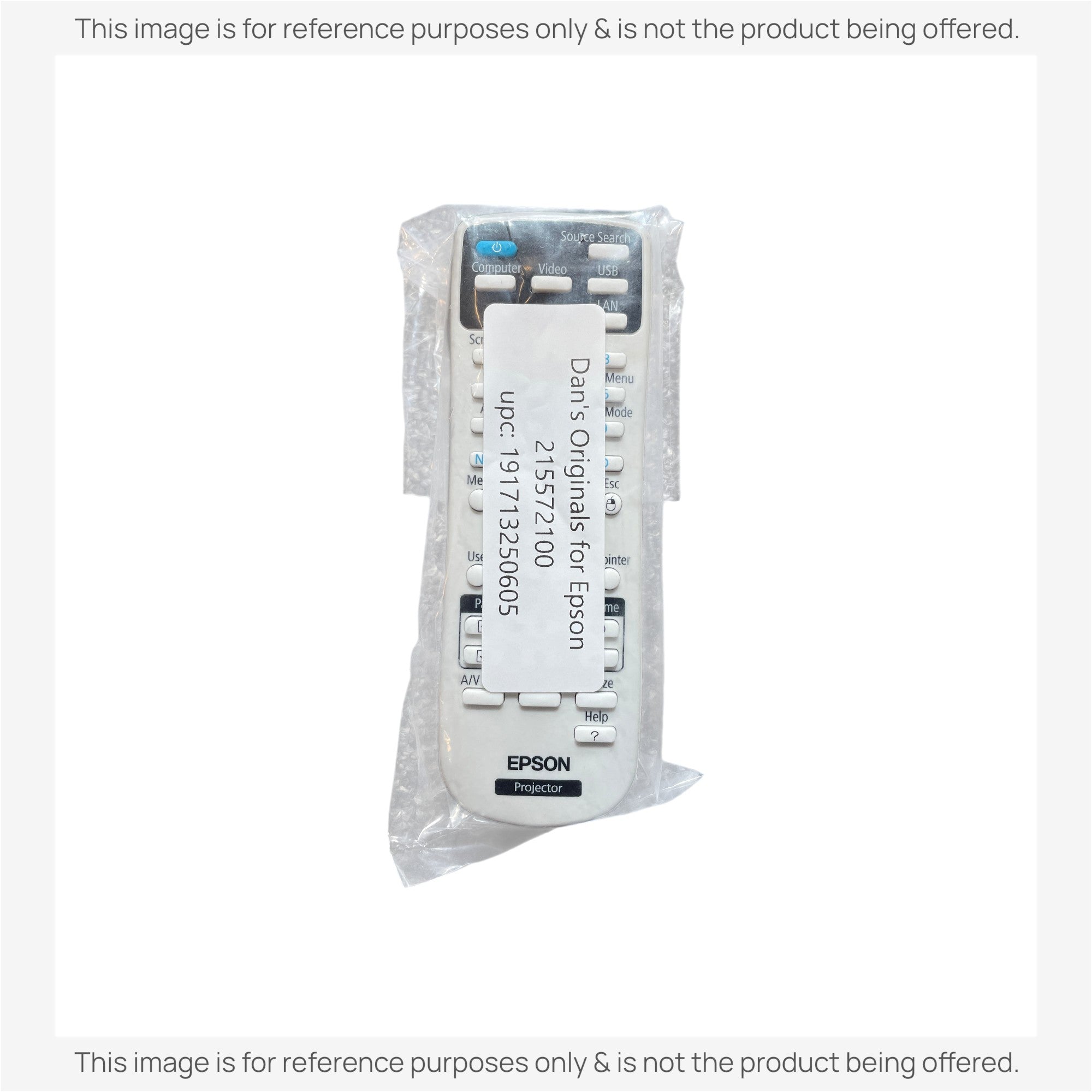 Télécommande de projecteur de remplacement pour Epson 2155721 - 215572100 [RR3720]