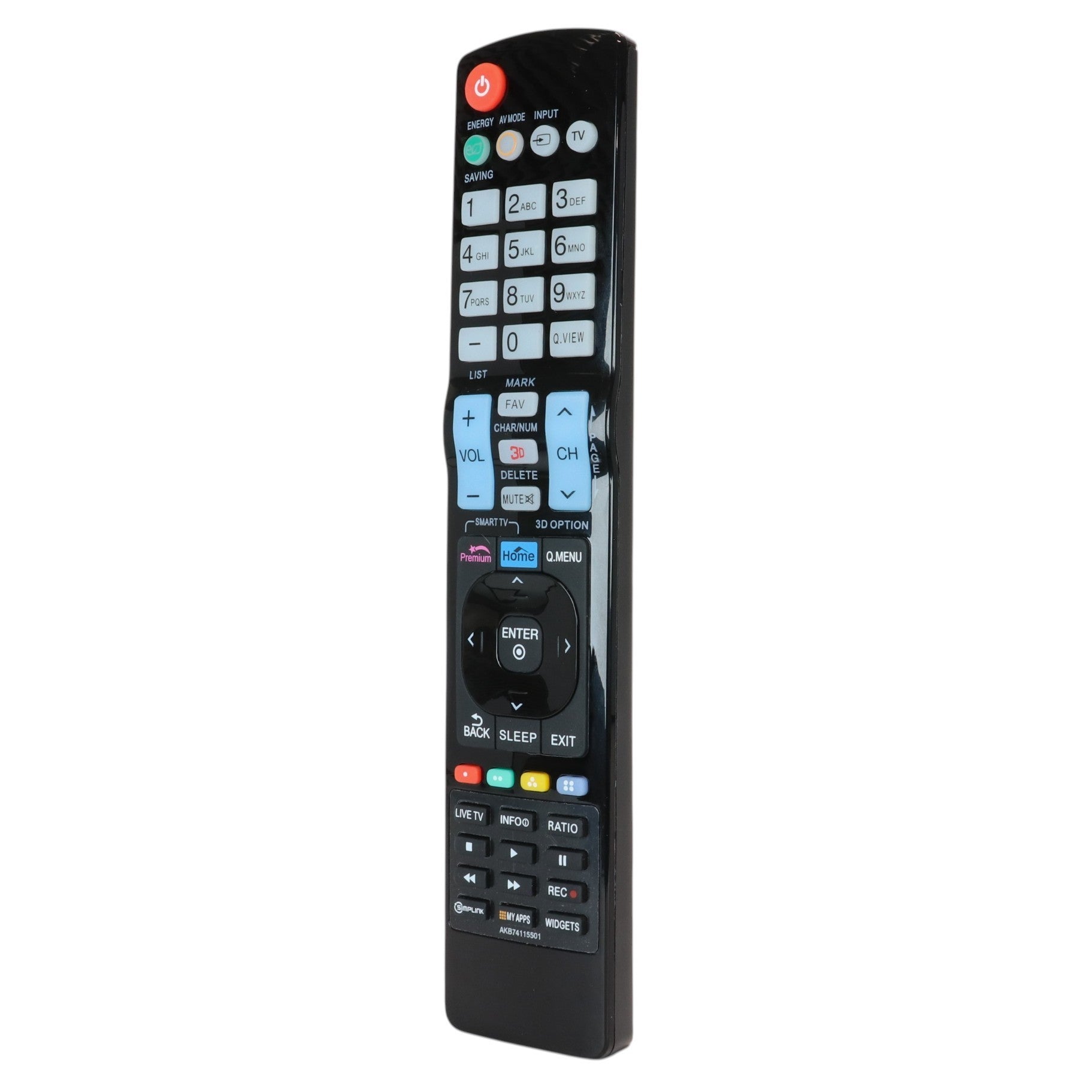 Control remoto para televisor LG AKB74475471