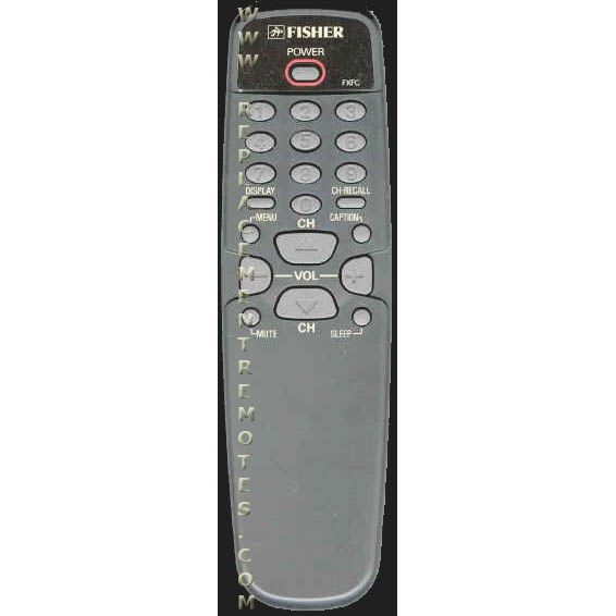 Fisher FXFC TV Remote Control