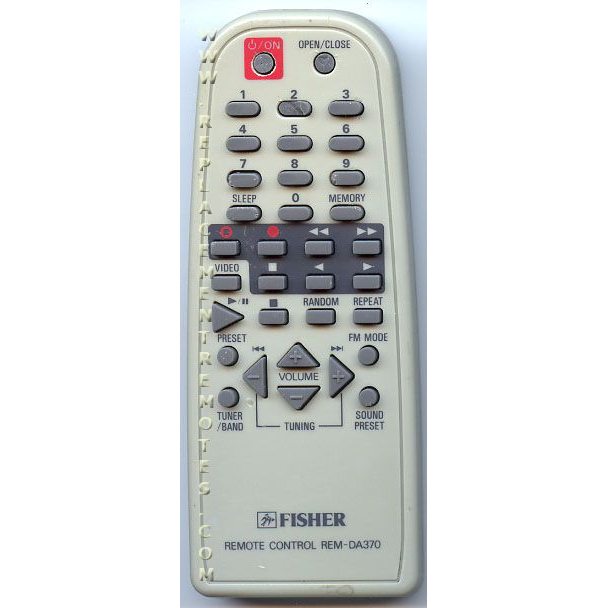 Fisher REMDA370 Audio Remote Control