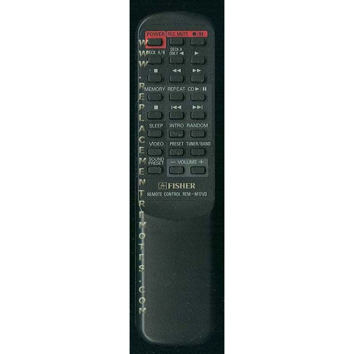 Fisher REMM17VD Audio Remote Control