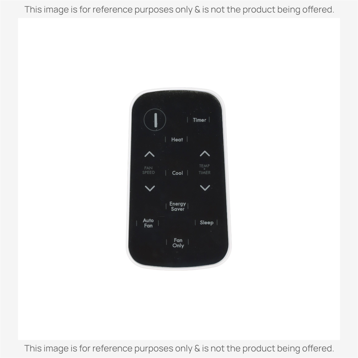 Anderic KTN828 universal air conditioner remote control with black touch interface and white housing