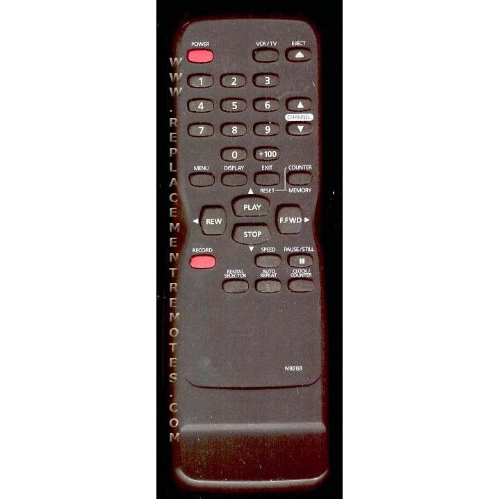 Funai N9268UD VCR Remote Control