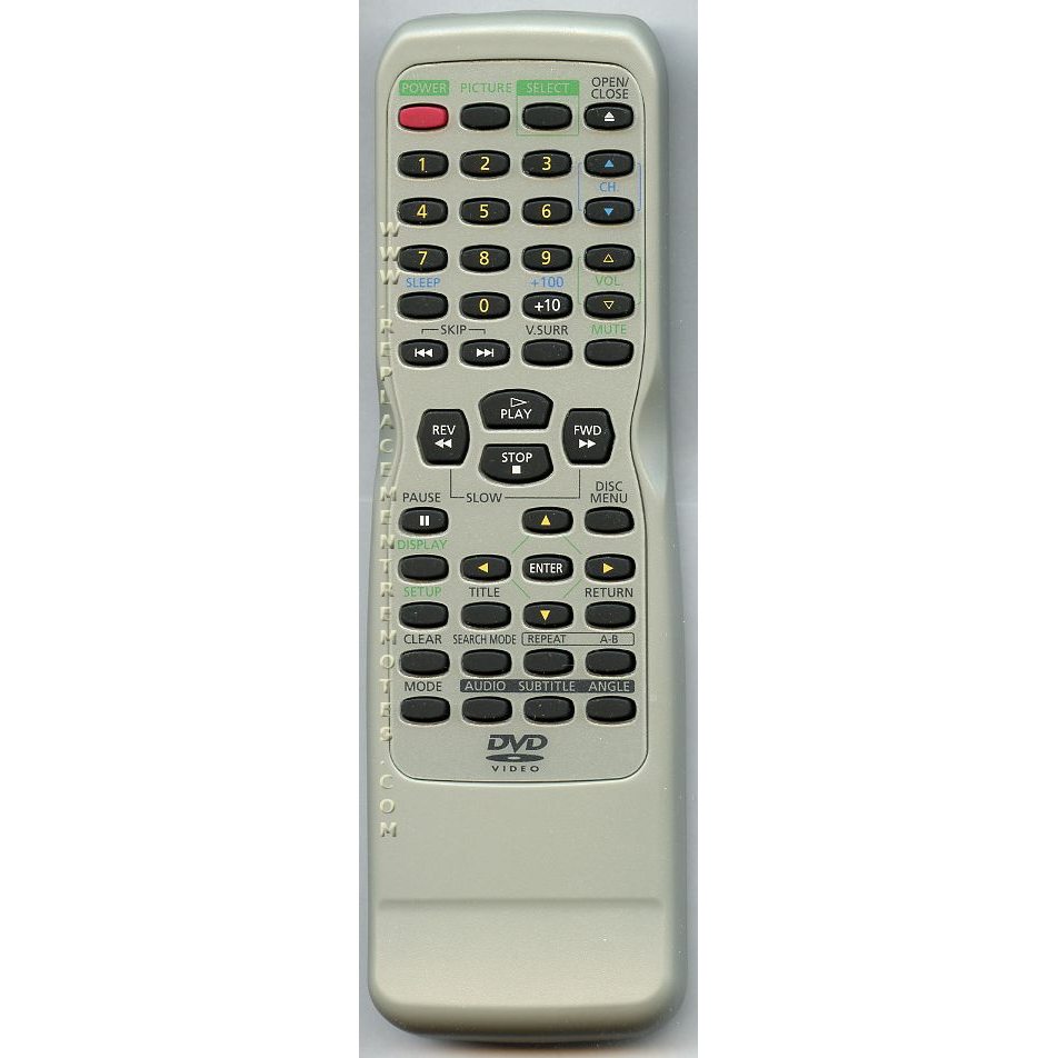 Funai NE220UD TV/DVD Remote Control