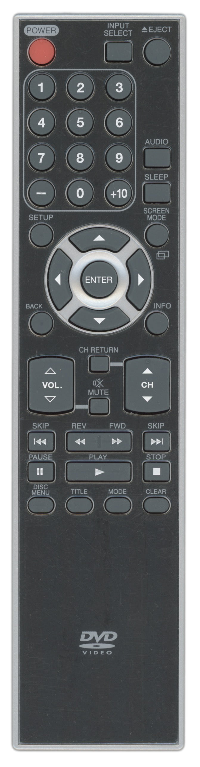 Funai NF033UD SYLVANIA TV/DVD Remote Control