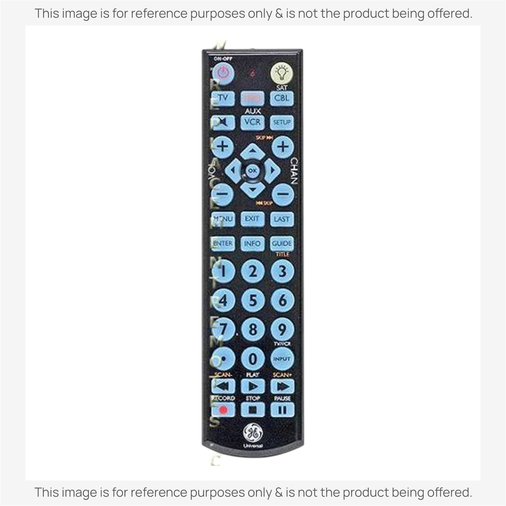 Substitute for GE 24116 4-Device Universal Remote Control [RRU401]