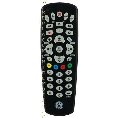 GE General Electric 25039 4-Device Universal Remote Control
