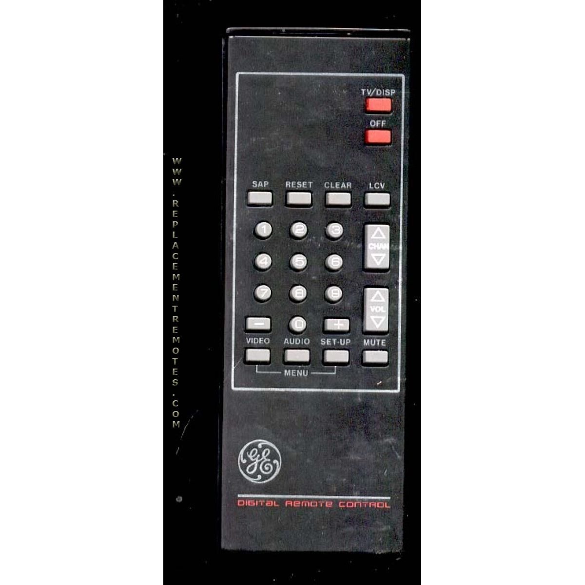 GE General Electric CRK49D TV Remote Control