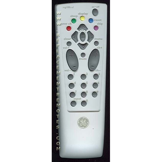 GE General Electric RCG100TE1 TV Remote Control