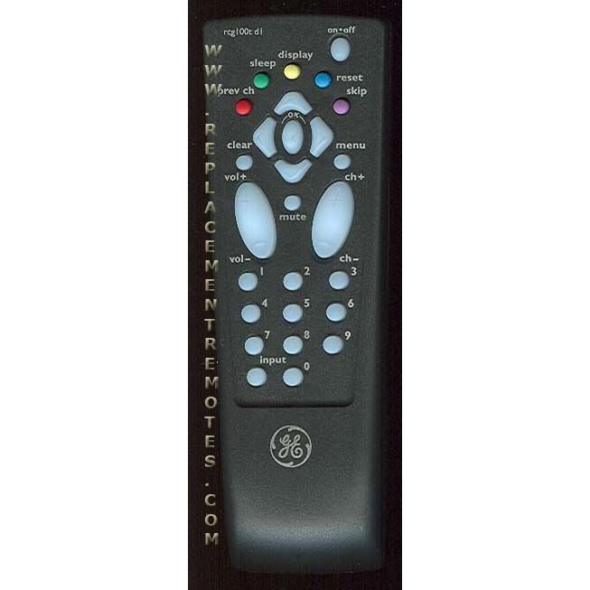 GE General Electric REG100TD1 TV Remote Control