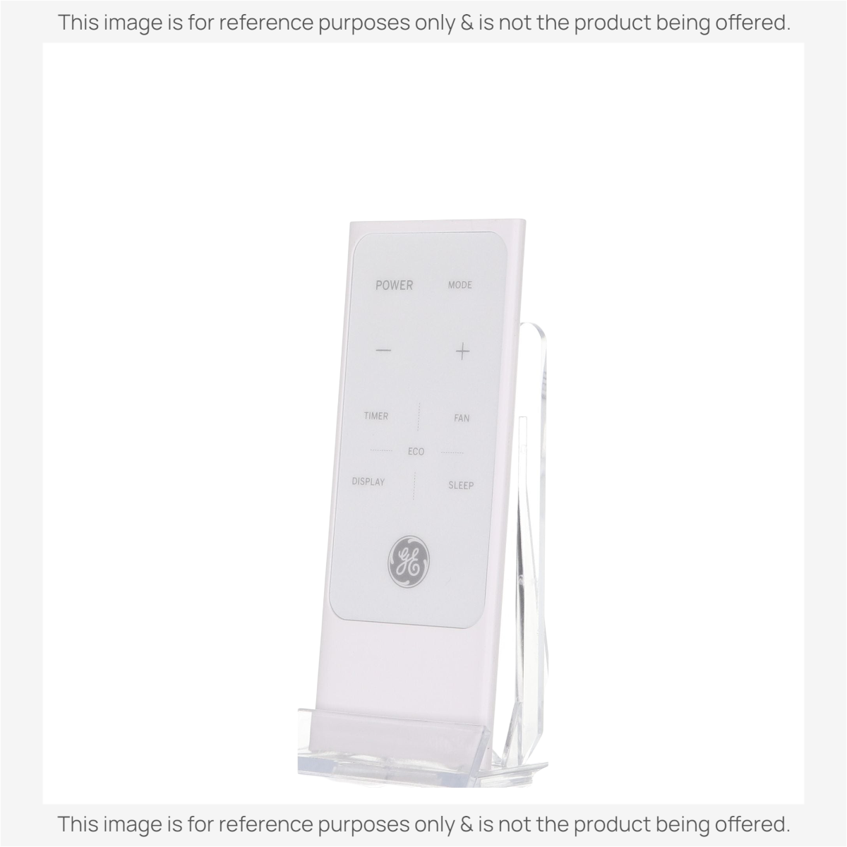 Anderic KTN828 white universal remote control for GE air conditioners with backlit LCD and intuitive button layout