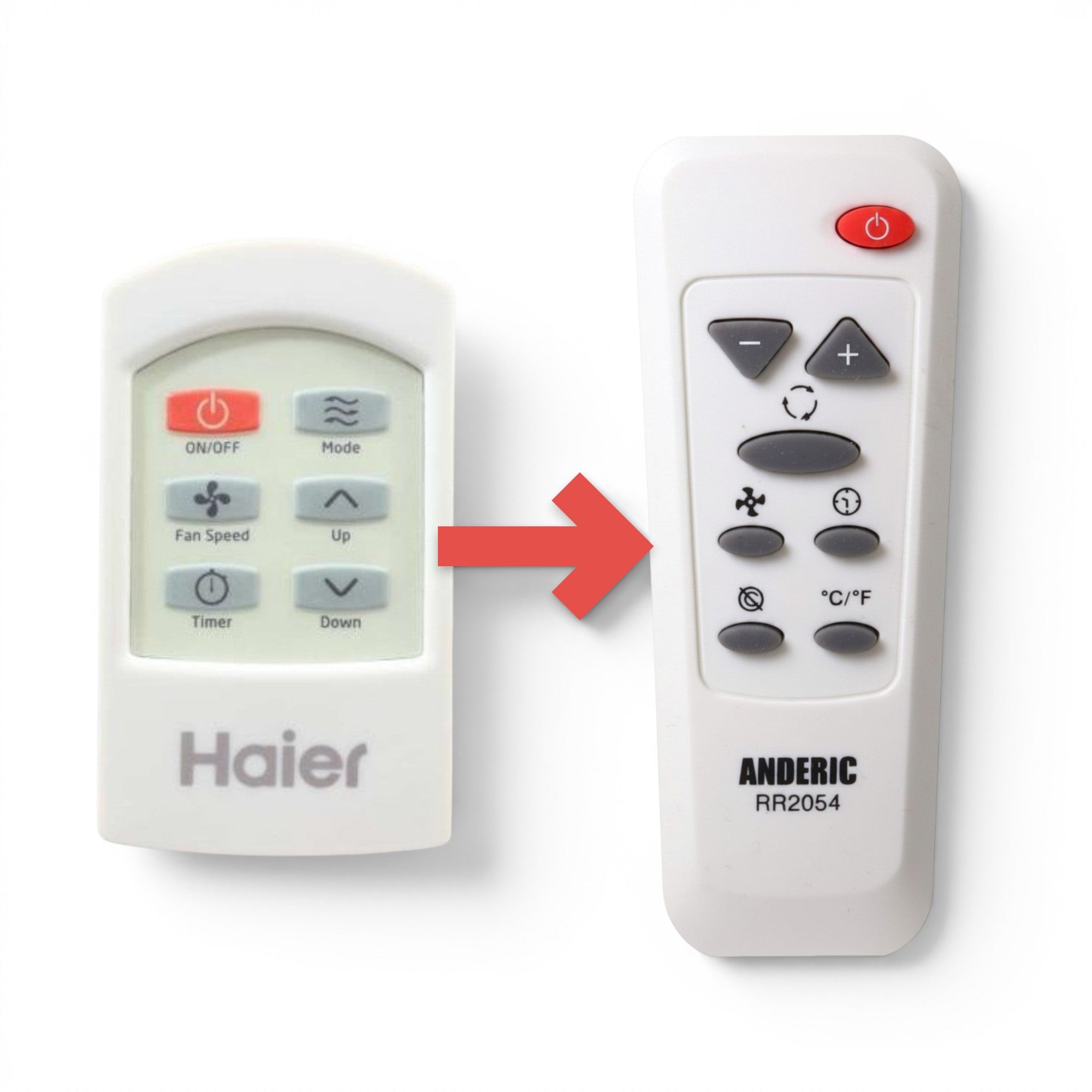 Substitute for Haier (GE) WJ26X23667 Portable Air Conditioner Remote C