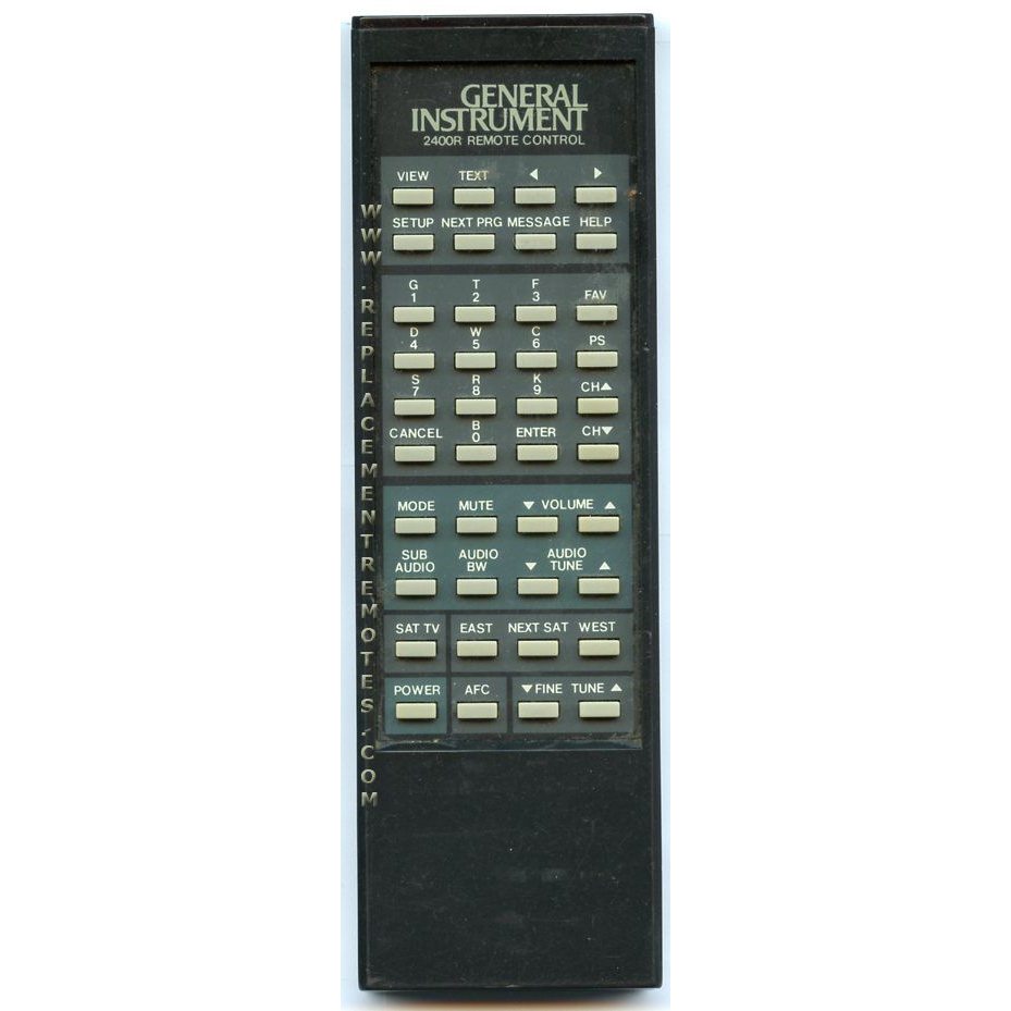 Control remoto por cable RCU2400R de General Instrument