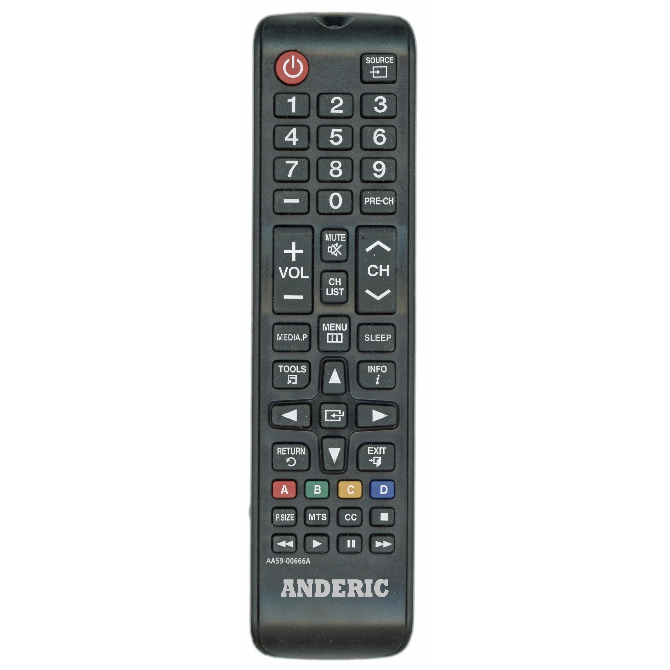 Télécommande générique AA59-00666A pour téléviseur Samsung