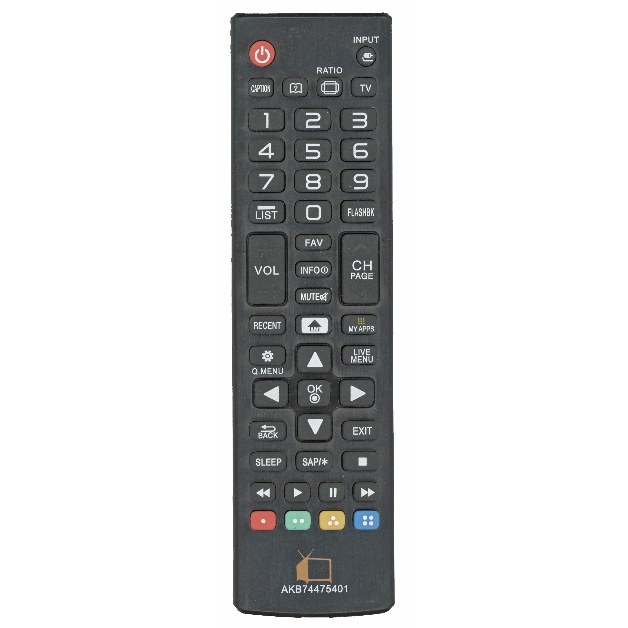 Télécommande générique AKB74475401 pour téléviseur LG